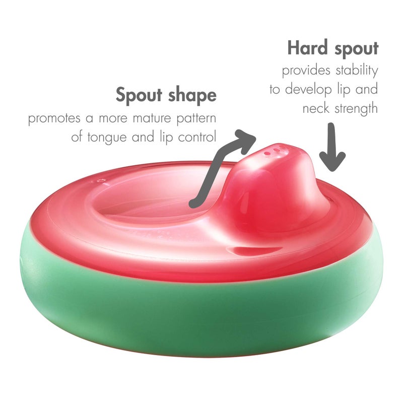 The First Years Disney Princess Kids Insulated Sippy Cups - Dishwasher Safe Spill Proof Toddler Cups - Ages 12 Months and Up - 9 Ounces - 2 Count - Image 5