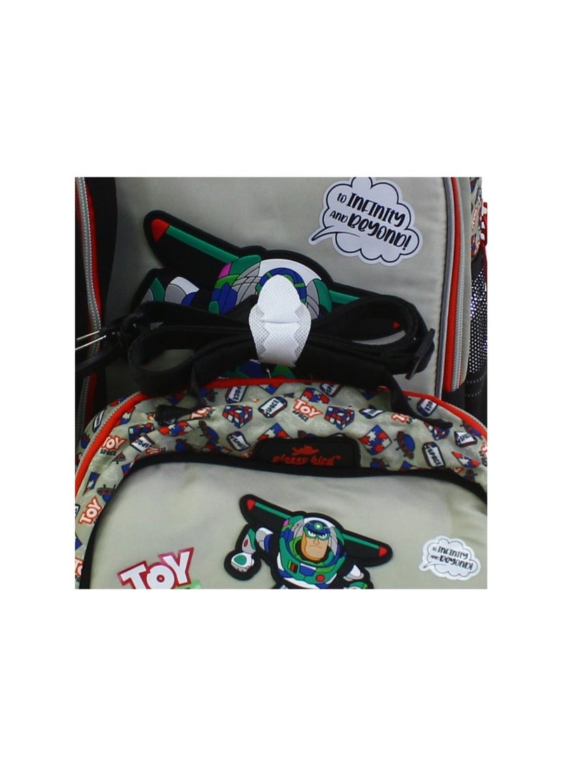 School Set 16 Inches – Black with Toy Space Design - Image 3