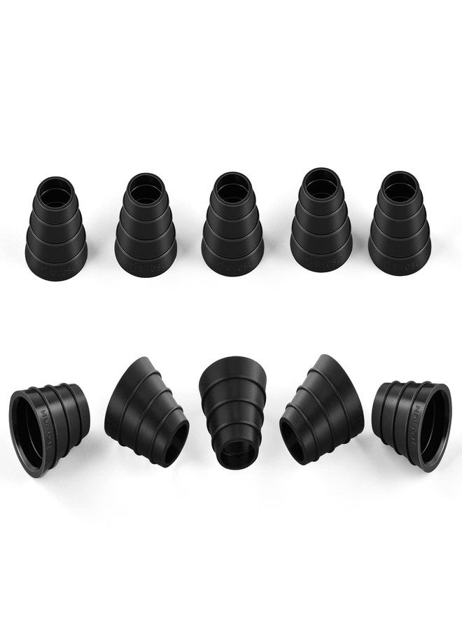 KITOSUN Hookah Hose Grommets Silicone Gasket - Kitosun Original Hookah Accessories Durable Silicon Plug Grommets Ensure air-Tight Seal Prevent Shisha Hoses Falling Out While Smoking (Black) - Image 1