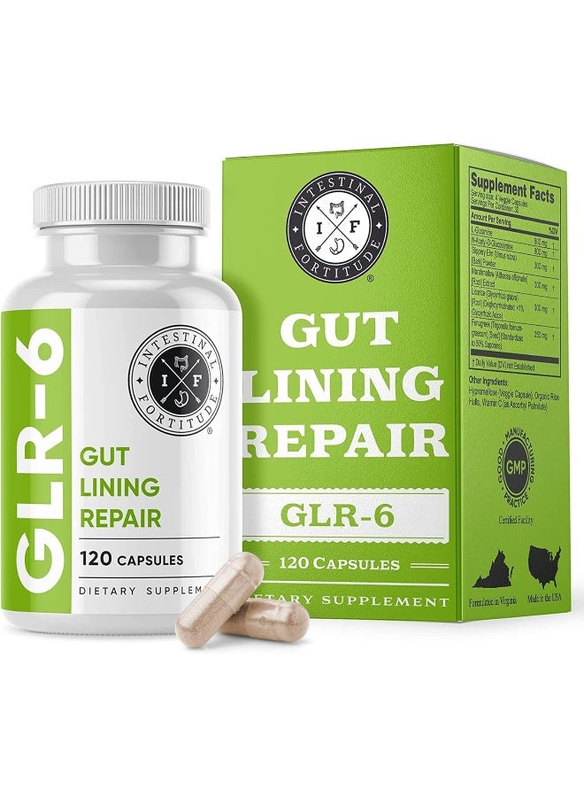 Intestinal Fortitude Intestinal Fortitude - GLR-6 - Leaky Gut Support - 120 Capsules  - Image 1