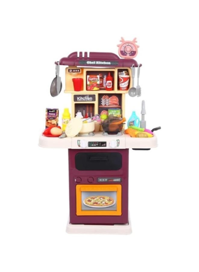 مطبخ اطفال مكون 64 قطعة و مقاس 75*48 سم - Image 1