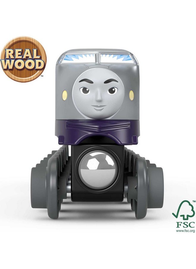 THOMAS & FRIENDS Thomas & Friends Wooden Railway Toy Train Kenji Push-Along Wood Engine & Cargo Car for Toddlers & Preschool Kids Ages 2+ Years (Amazon Exclusive)  - Image 3