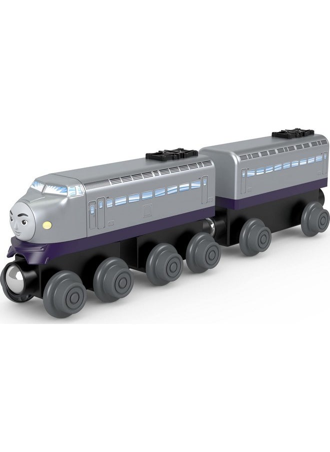 THOMAS & FRIENDS Thomas & Friends Wooden Railway Toy Train Kenji Push-Along Wood Engine & Cargo Car for Toddlers & Preschool Kids Ages 2+ Years (Amazon Exclusive)  - Image 5