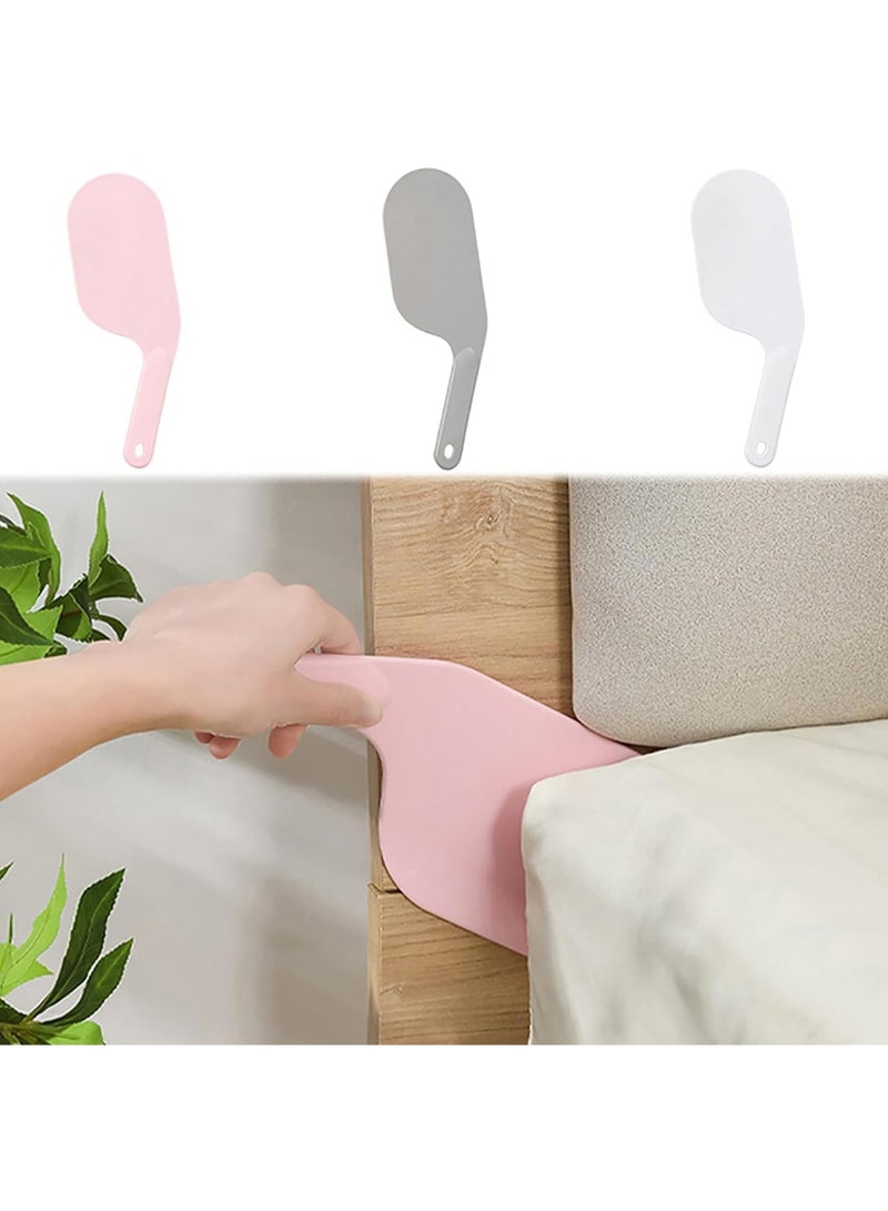 [عبوة من 3 قطع] أداة تثبيت ملاءات السرير الطويلة جدًا لجعل سريرك رافعًا للمرتبة لتغيير الملاءات وحاملًا لملاءة السرير لا مزيد من رفع المرتبة - أداة تثبيت ملاءات السرير سهلة الاستخدام للفراش على مستوى الفندق - Image 1