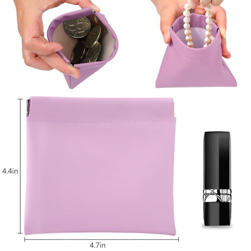 BUSOHA 3 PCS Small Makeup Bag for Purse, Mini Portable Cosmetic Bags for Women, Coin Purse Lipstick Cosmetic Accessories Organizer, Small Travel Kit Storage Pouch - Image 2