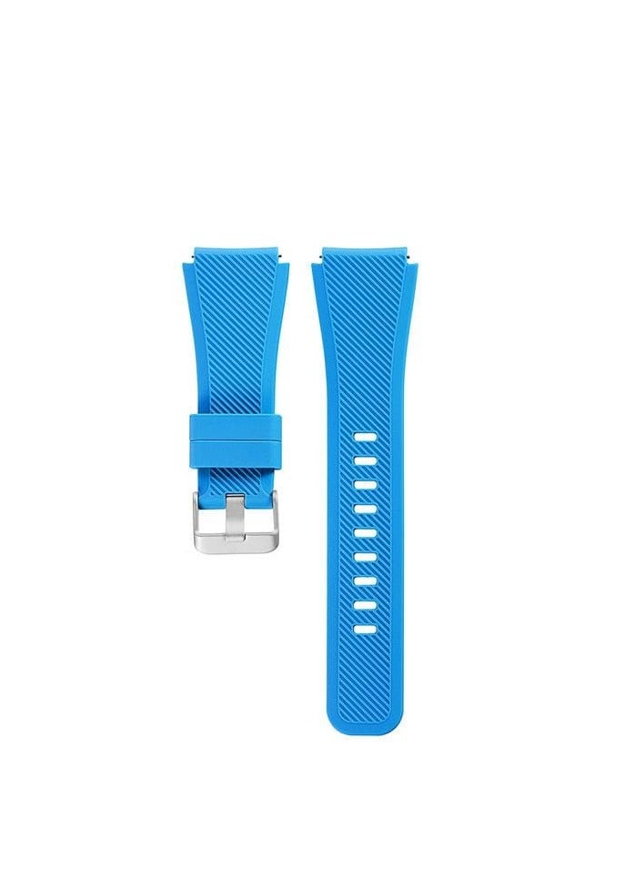 Classic Smartwatch Band For Samsung Gear S3 Frontier Classic Watch strap  Sky Blue - Image 2