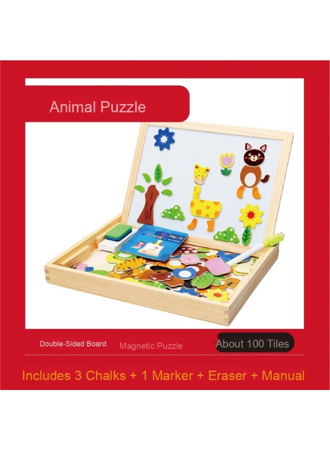 Wooden Puzzle Educational Toy for Kids - Cognitive Development and Fun