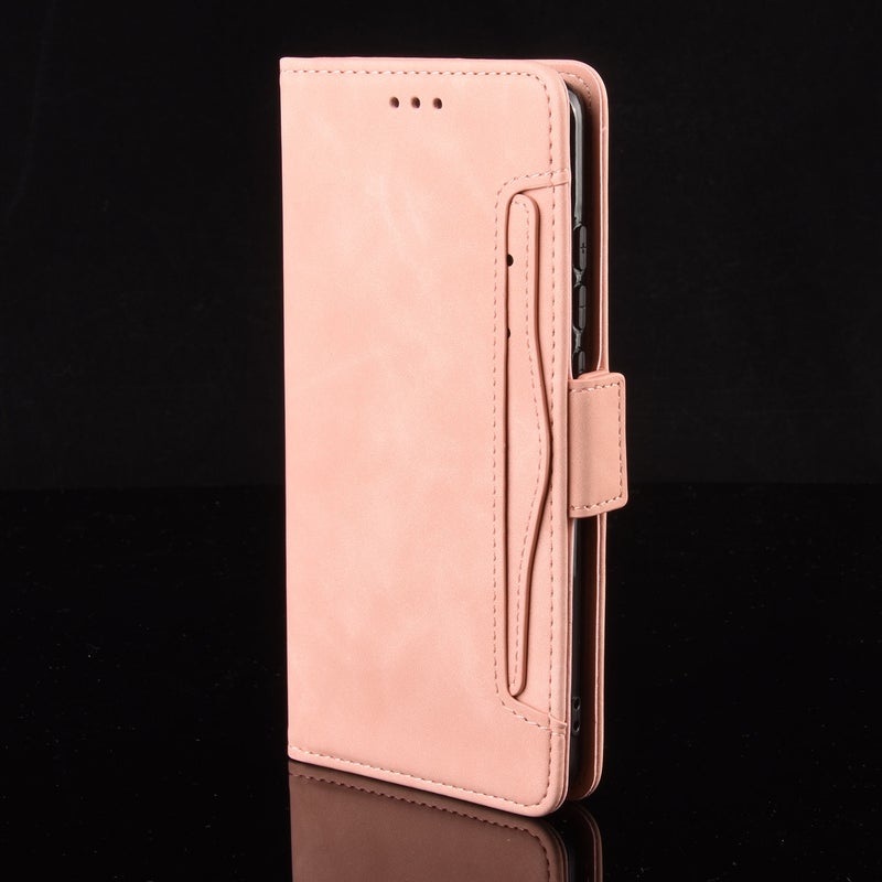 HuHa Case Cover For Nothing Phone 2a Skin Feel Calf Texture Card Slots Leather Phone Case(Pink) - Image 2