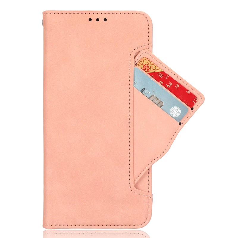 HuHa Case Cover For Nothing Phone 2a Skin Feel Calf Texture Card Slots Leather Phone Case(Pink) - Image 5