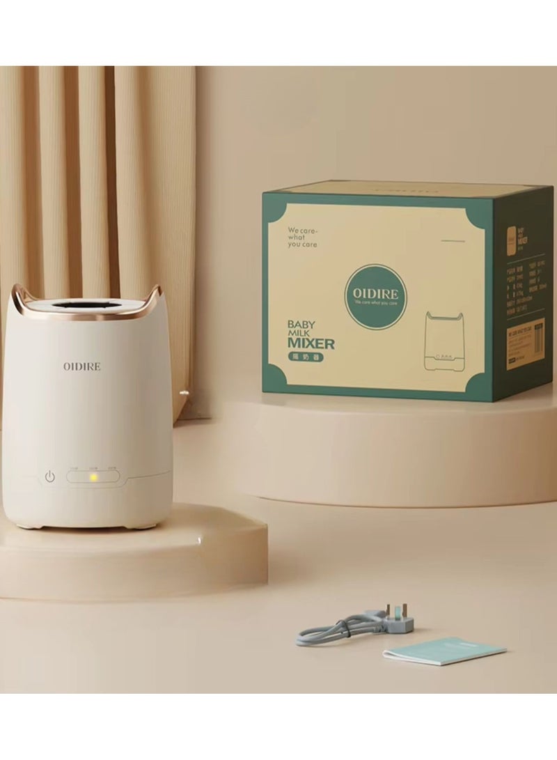 OIDIRE Portable Wireless Baby Milk Shaker for Reduced Bubbles, Automatic Milk Powder Mixer with 3 Mixing Modes - Image 1