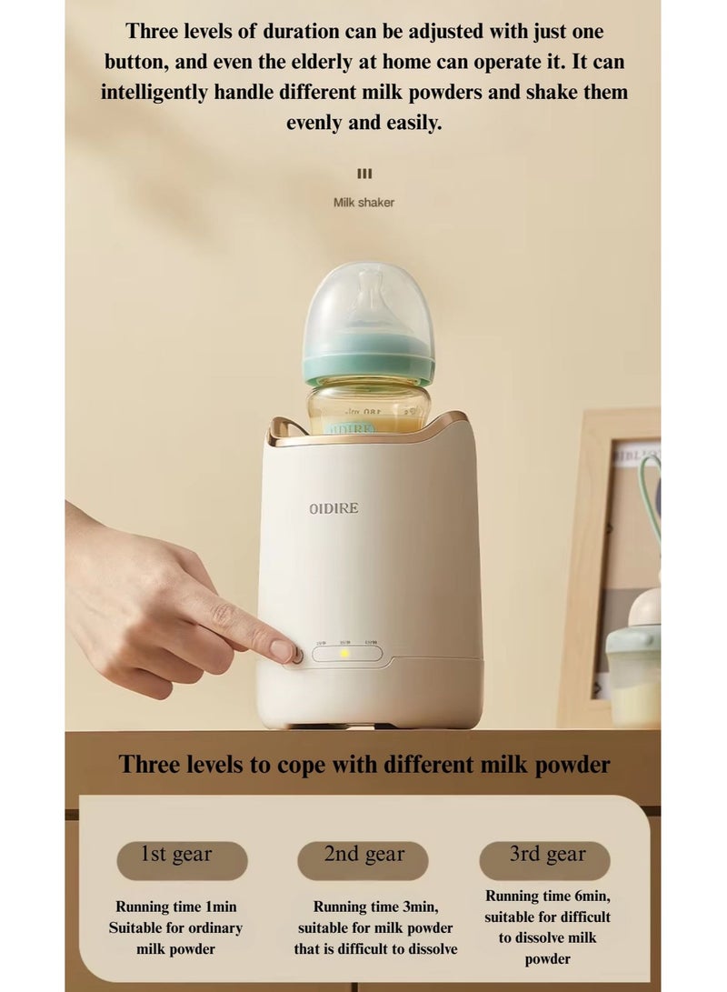 OIDIRE Portable Wireless Baby Milk Shaker for Reduced Bubbles, Automatic Milk Powder Mixer with 3 Mixing Modes - Image 4