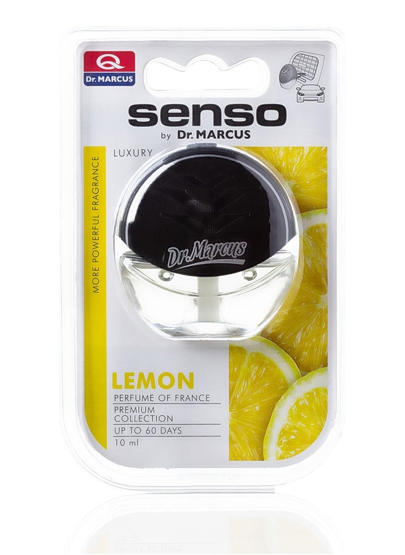 Dr.MARCUS Dr MARCUS Senso Luxury Car Ac Vent Air Freshener Diffuser Quality Perfume Upto 60 Days 10ml Lemon Scent  - Image 2