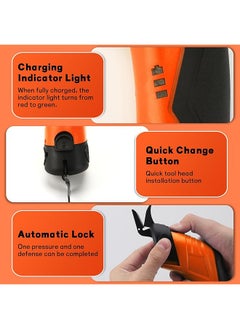 erorex Electric Scissor Cordless 3.6V 2500Mah Rechargeable Dressmaking Scissors With 2 Cutting Blades Versatile Shears For Cutting Fabric Carpet Ideal For Sewing And Crafting Projects  - Image 2