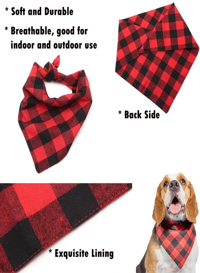 بيتيتبيلا منديل بيتيبيللا للحيوانات الأليفة بنقشة مربعات (بني/أسود، كبير) - Image 3