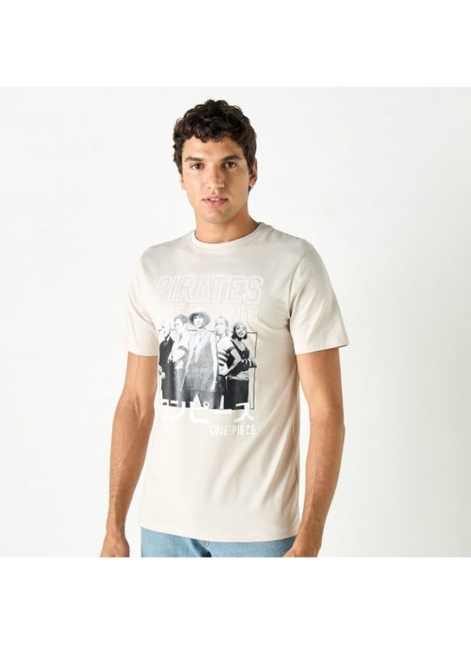 SP Characters One Piece Print T-shirt with Crew Neck and Short Sleeves  - Image 1