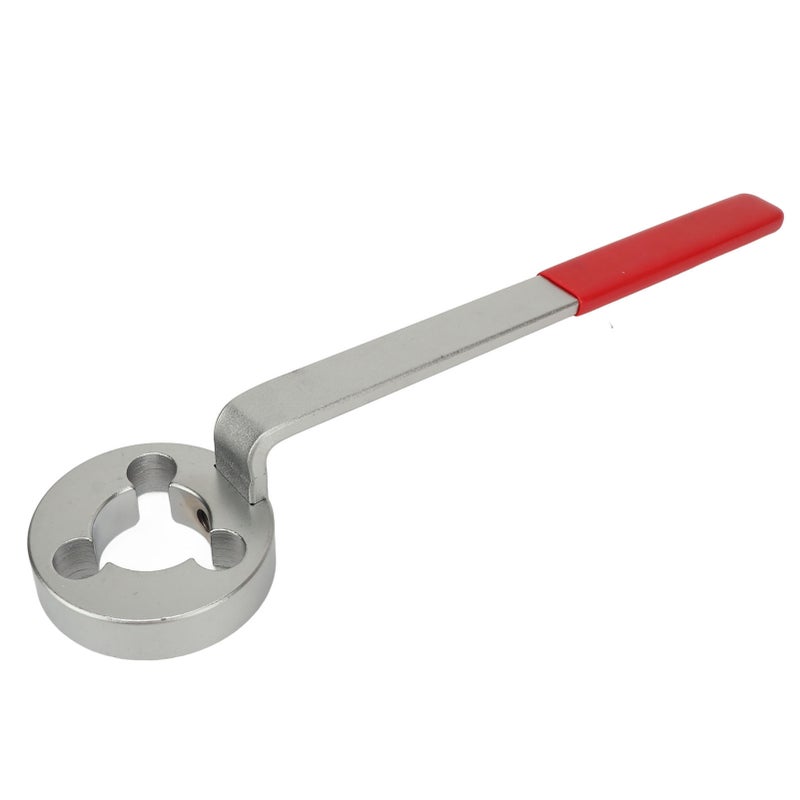 Water Pump Pulley Locking Wrench Efficient 298mm Long Plastic Coated Handle Belt Pulley Spanner Remover - Image 1