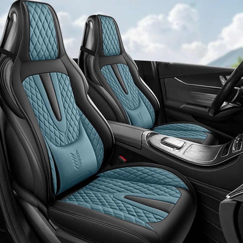 2025 New Coral Red Single Front Seat Cover Summer Breathable Cushion For Suvs And Compact Cars Durable Easy To Clean Seat Pad For Driver Or Passenger - Image 1