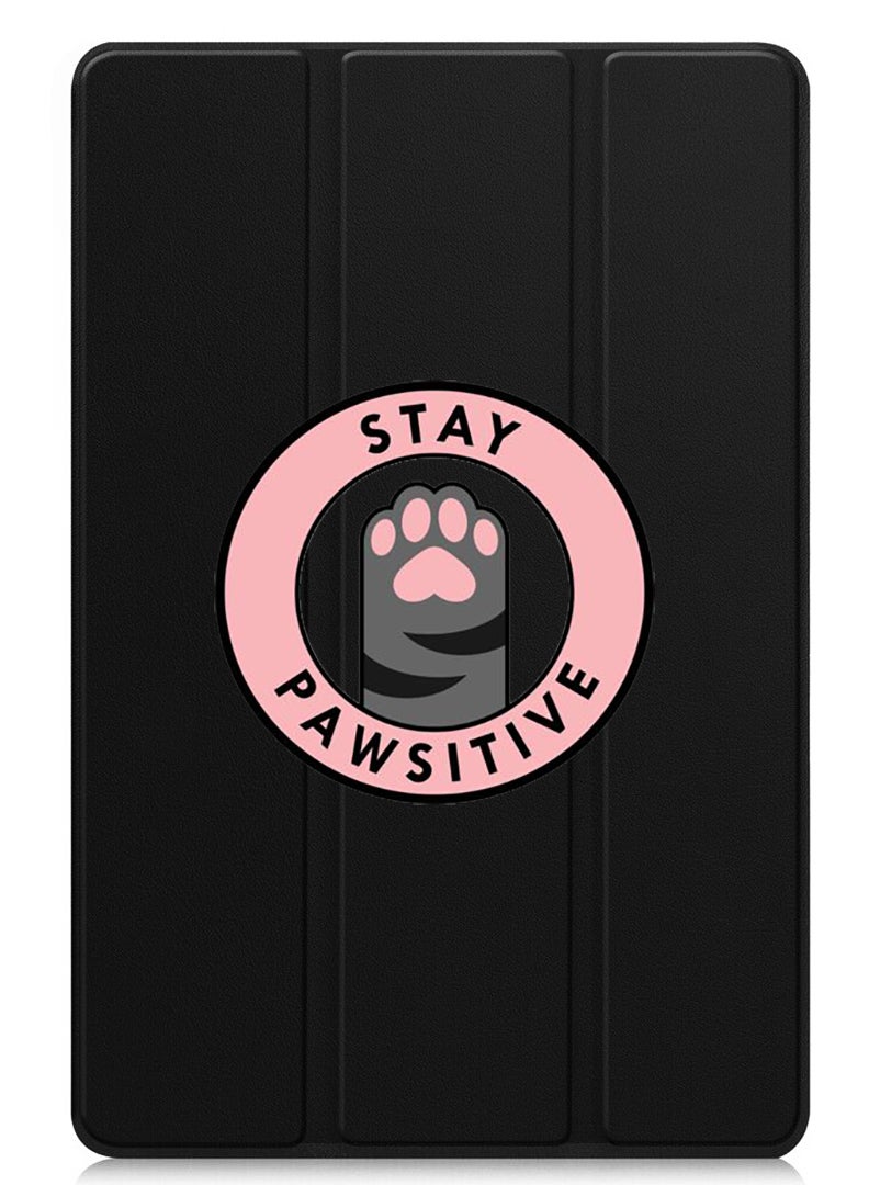 Theodor Protective Flip Case For OnePlus Pad 2 (2024) & OnePlus Pad Pro (2024) With Trifold Stand Auto Wake Sleep Shockproof Cover Stay Pawsitive 1 - Image 1