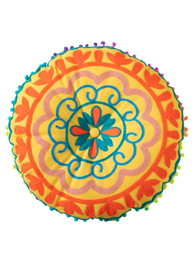 AL SANIDI Comfortable multi-use Ground cushion, Yellow - Image 2