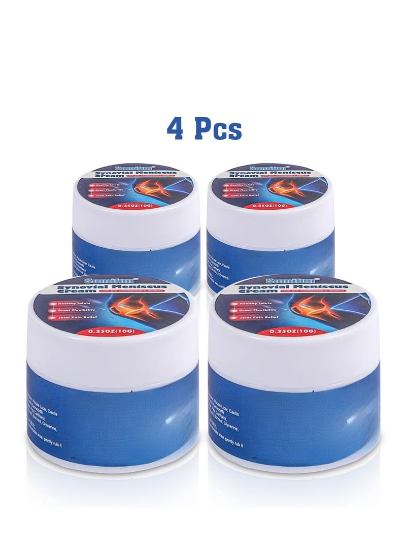 سوميفون Pack of 4, Knee Joint Pain Relief Ointment, Meniscus Damage Leg Knee Arthritis Cream, Fast Absorbing Hand And Foot Tenosynovitis Cold Gel, Quick Relief Joint And Bone Therapy Cream For Muscle And Joint Pain 