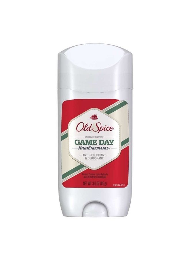 Old Spice مضاد تعرق عالي التحمل / مزيل رائحة، صلب غير مرئي، يوم المباراة، 3 أونصات.