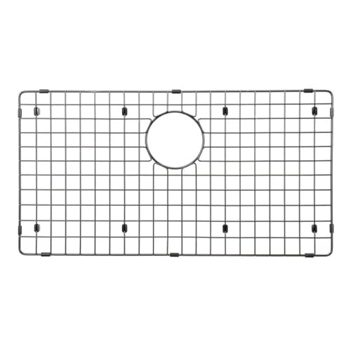Starstar Sinks Protector Matte Black 304 Stainless Steel Kitchen Sink Bottom Grid Rack 26 L x 15 W - Image 1