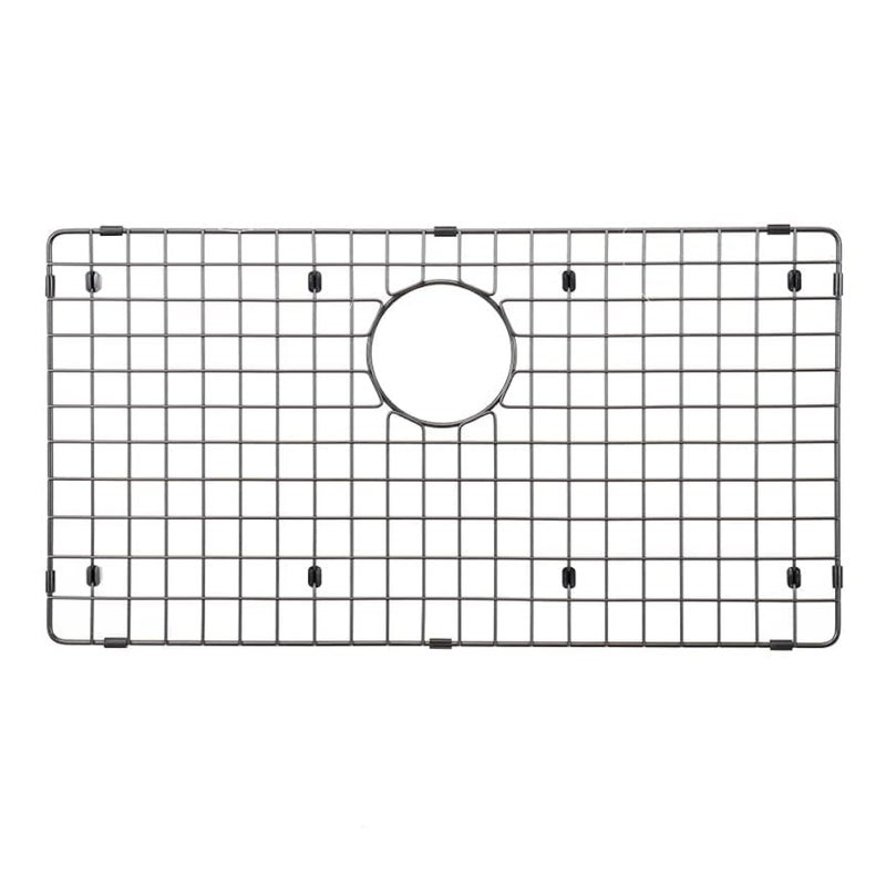 Starstar Sinks Protector Matte Black 304 Stainless Steel Kitchen Sink Bottom Grid Rack 26 L x 15 W - Image 2