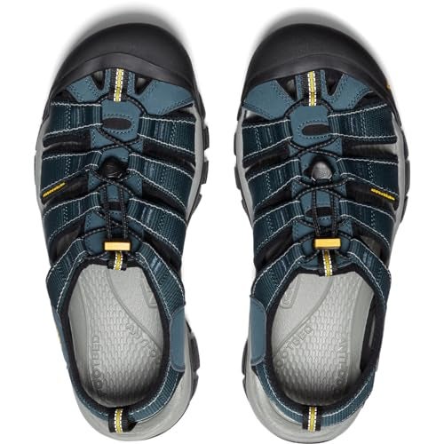 KEEN Men's Newport H2 Closed Toe Water Sandals, Navy/Medium Grey, 11.5 US - Image 5
