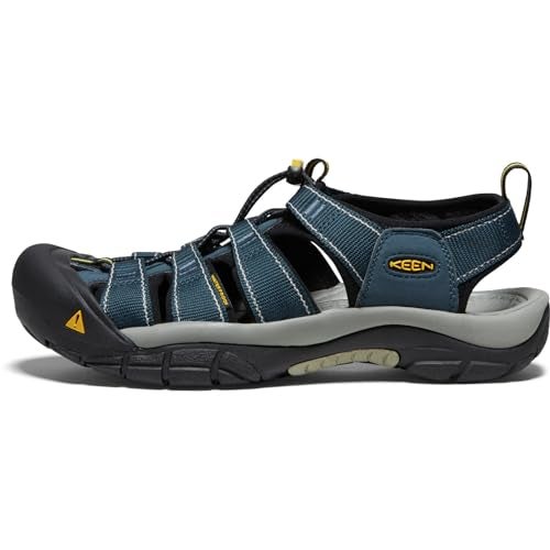 KEEN Men's Newport H2 Closed Toe Water Sandals, Navy/Medium Grey, 11.5 US - Image 3