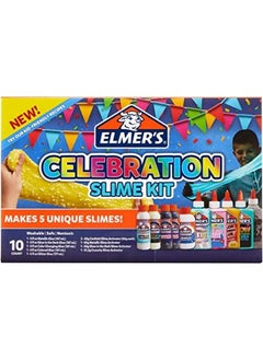 Elmer’S Celebration Slime Kit Slime Supplies Include Assorted Magical Liquid Slime Activators And Assorted Liquid Glues 10 Count - pzsku/ZE35BE2447D4D23471015Z/45/_/1688193576/67570cf6-3388-42ba-8bf0-fd2477a810bb