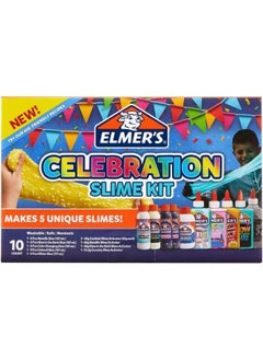 Elmer’S Celebration Slime Kit Slime Supplies Include Assorted Magical Liquid Slime Activators And Assorted Liquid Glues 10 Count - pzsku/ZE35BE2447D4D23471015Z/45/_/1688193580/24d808c7-5946-4be2-ad98-4e401eb7528e