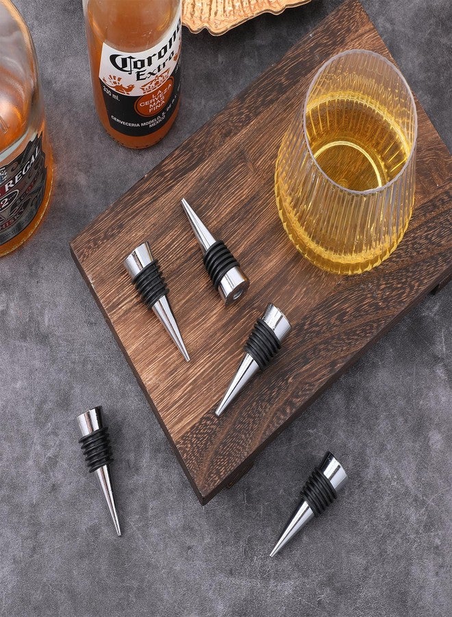 AojSup 20 Pcs Wine Bottle Stopper Set Kit, Metal Cork Bottle Stoppers, Resin Wine Bottle Stoppers Molds Set Accessories, Wine Stopper for Silicone Molds Epoxy Resin, Silver - Image 4