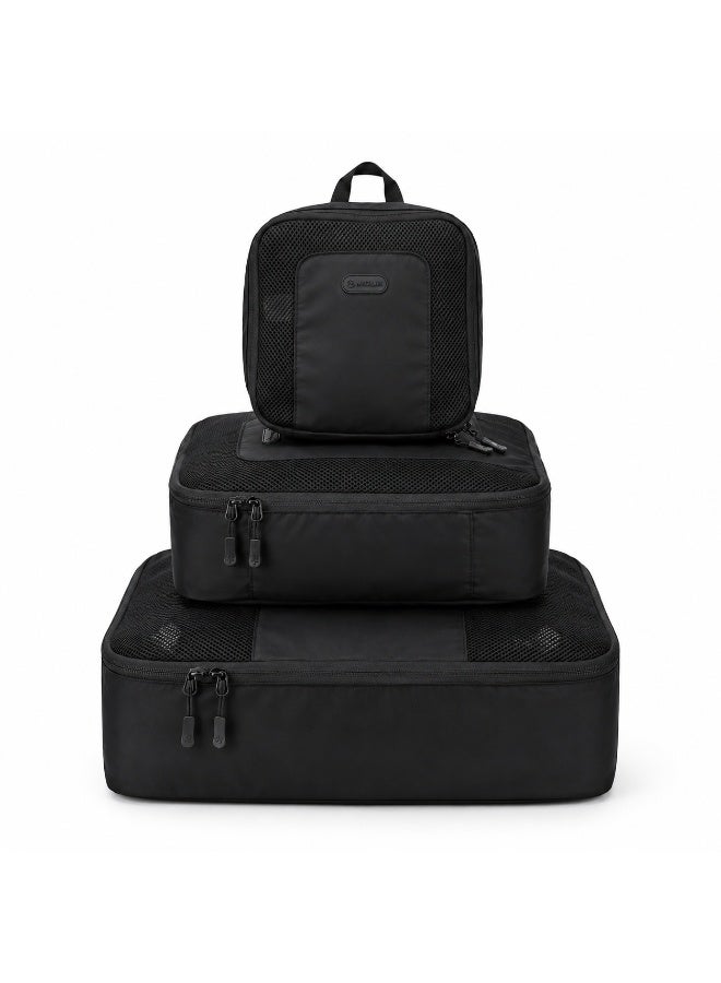 MAGELLAN Travel Packing Cubes Set – 3 Piece Luggage Organizer Bags with Mesh Window & Smooth Zippers – Lightweight Travel Organizers for Suitcases, Backpacks & Closet Storage - Image 1
