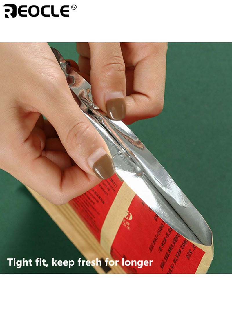 REOCLE Portable 2-in-1 Heat Vacuum Sealer and Cutter Semi-Automatic Battery Powered Machine for Snacks Cookies Chips Kitchen Storage Assistant - Image 3