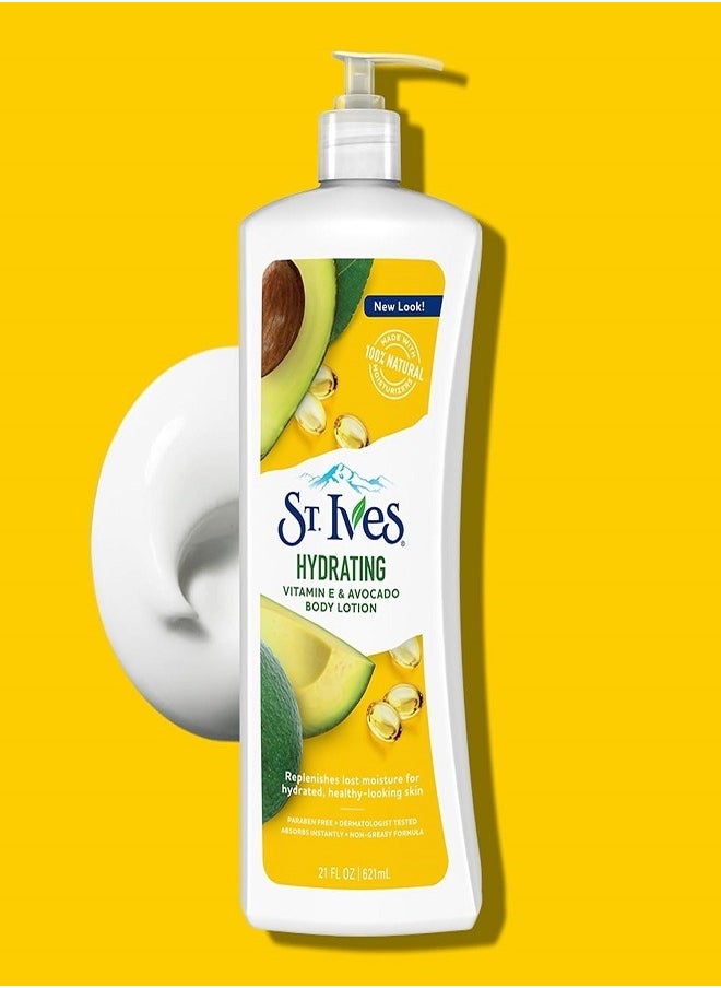 ST. Ives - Hydrating Vitamin E And Avocado Body Lotion 621ml - Image 1