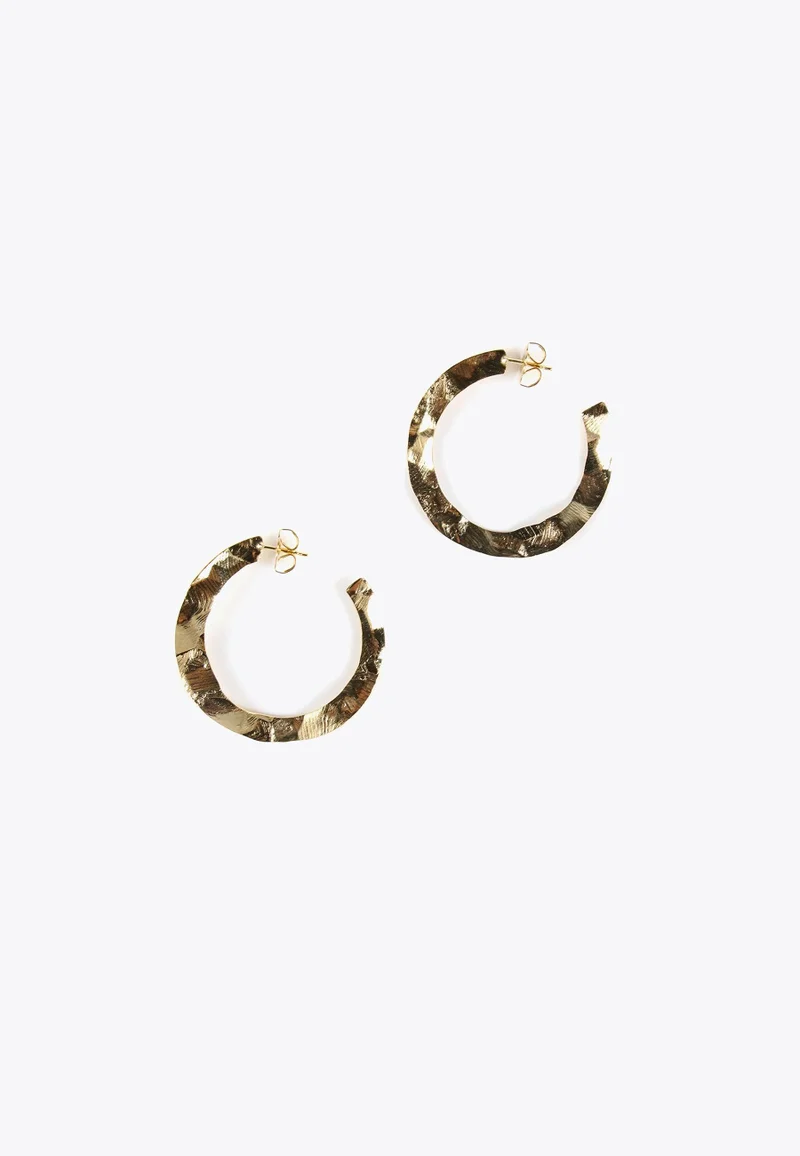Lola Casademunt Golden hoop earrings