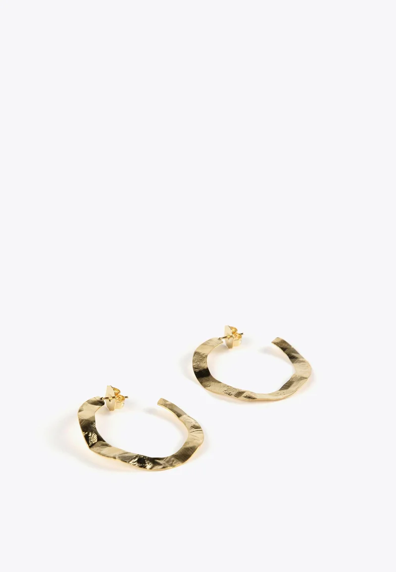 Lola Casademunt Golden hoop earrings