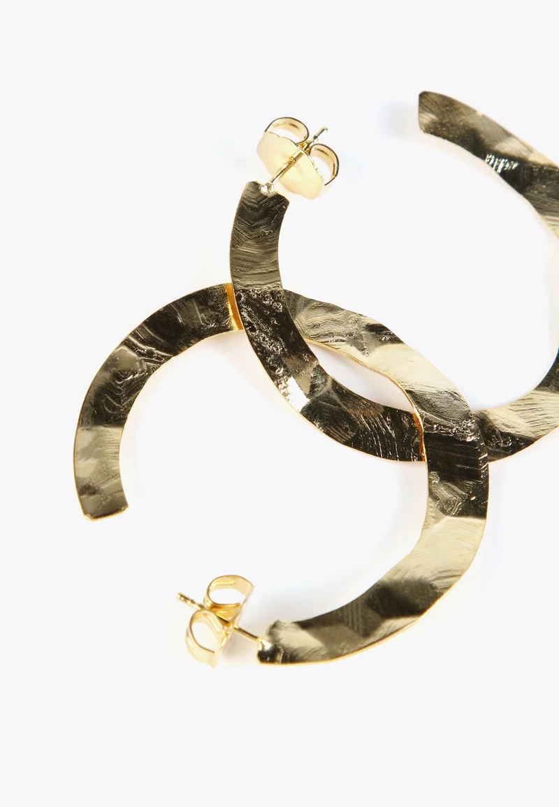 Lola Casademunt Golden hoop earrings