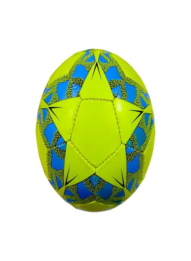 SBG Football Maxi Gold Green, 32 Pannel Football, Hand Stitched Football with 2.5 ply Bladder for Soft and Wet Grounds, Match Football,Size-5 (Maxi Gold, Green) - Image 5
