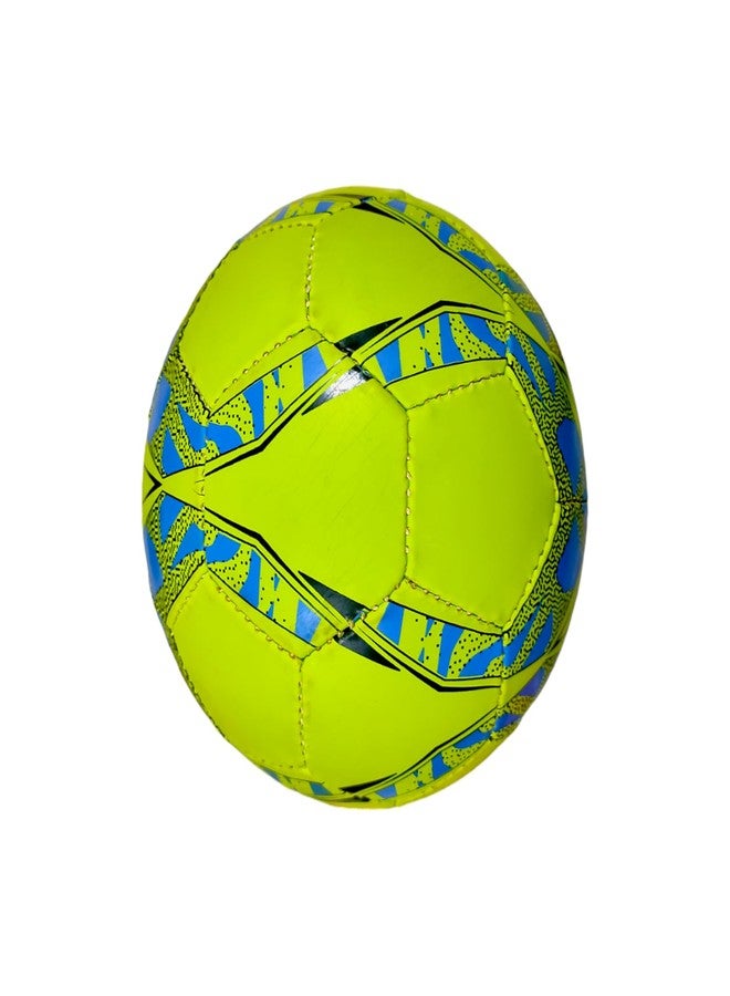 SBG Football Maxi Gold Green, 32 Pannel Football, Hand Stitched Football with 2.5 ply Bladder for Soft and Wet Grounds, Match Football,Size-5 (Maxi Gold, Green) - Image 4