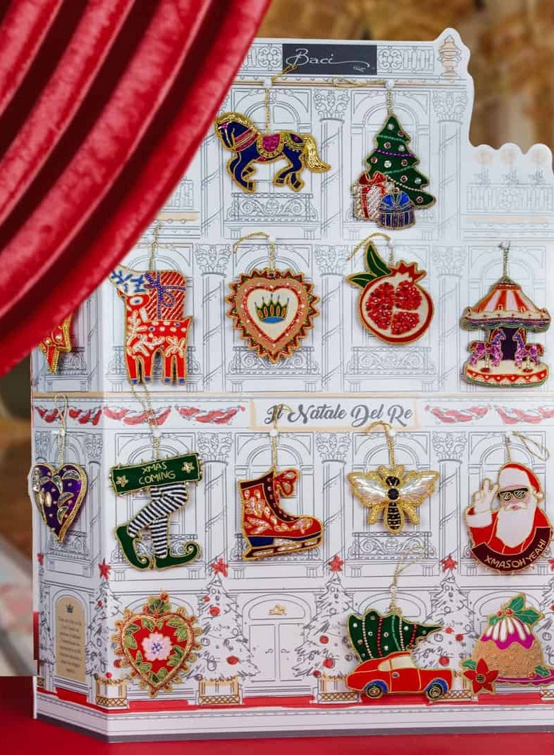 Baci milano Christmas decoration FABRIC HANDMADE ORNAMENTS HEART 3 - Image 2