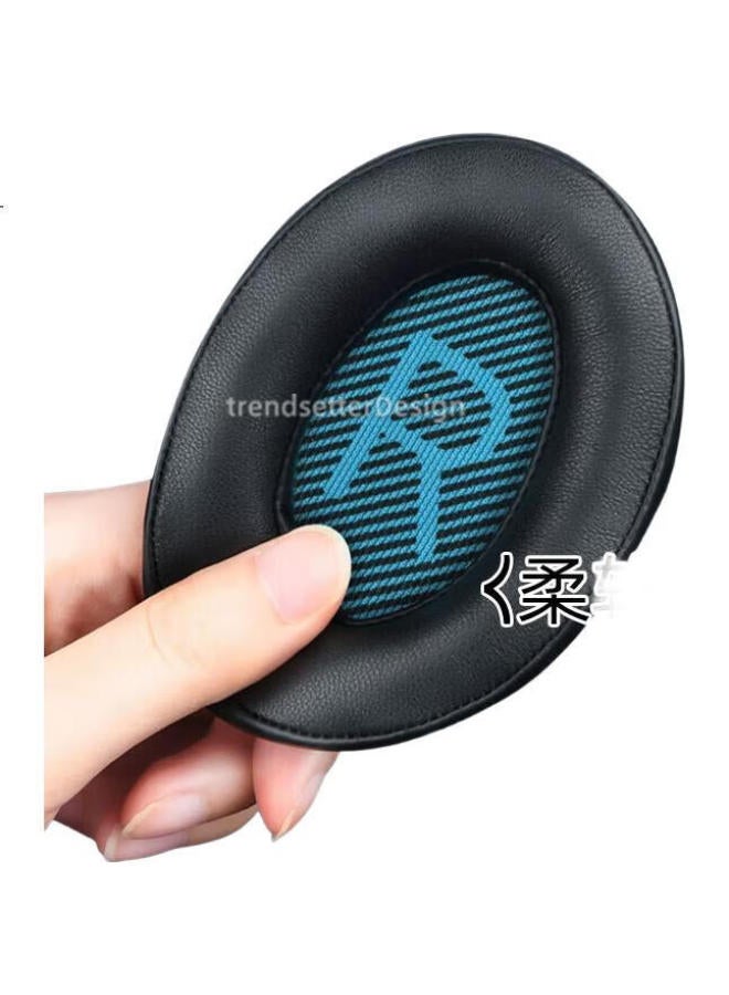 trendsetter Compatible With Bose Headphones, Earpads, Foam Covers, For Qc35/35Ii Second Generation, Qc25, Qc15, Earphone Covers, Protective Covers, Leather Covers - Image 2
