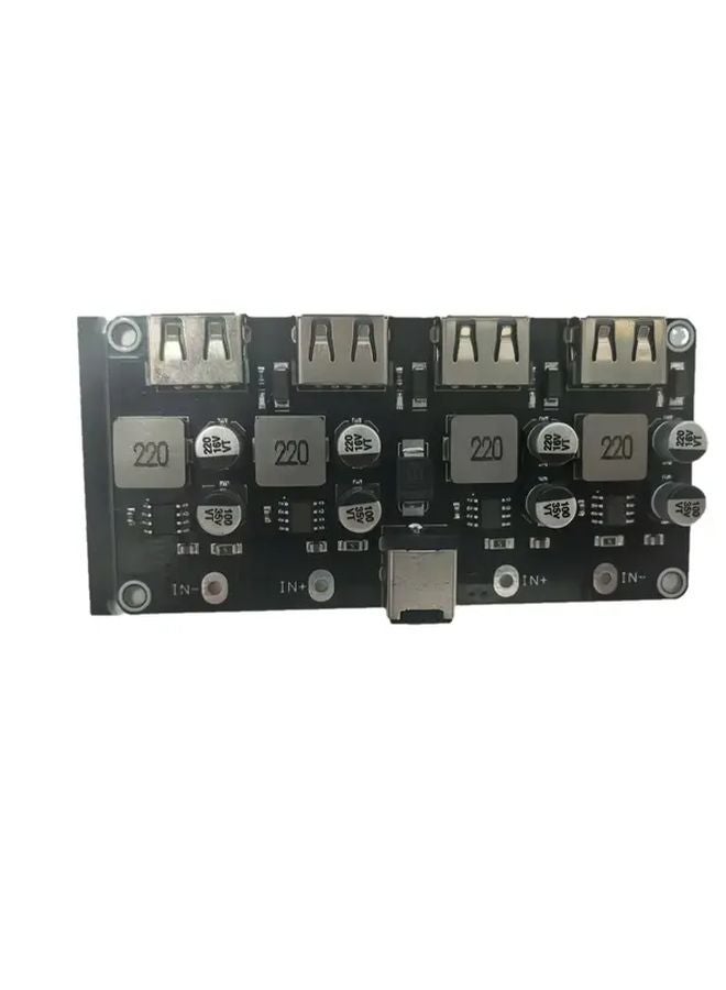 4 Port Fast Charging Module 12V 24V to QC3 0 USB Phone Charger Converter Board - Image 1