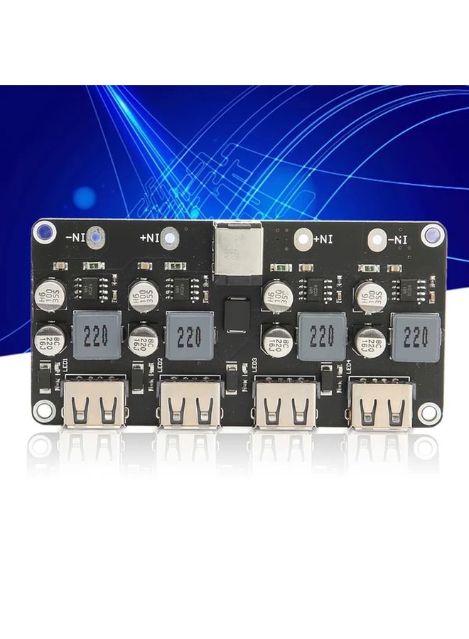 4 Port Fast Charging Module 12V 24V to QC3 0 USB Phone Charger Converter Board - Image 2