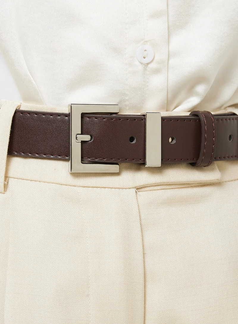 Ginger Square Buckle Belt