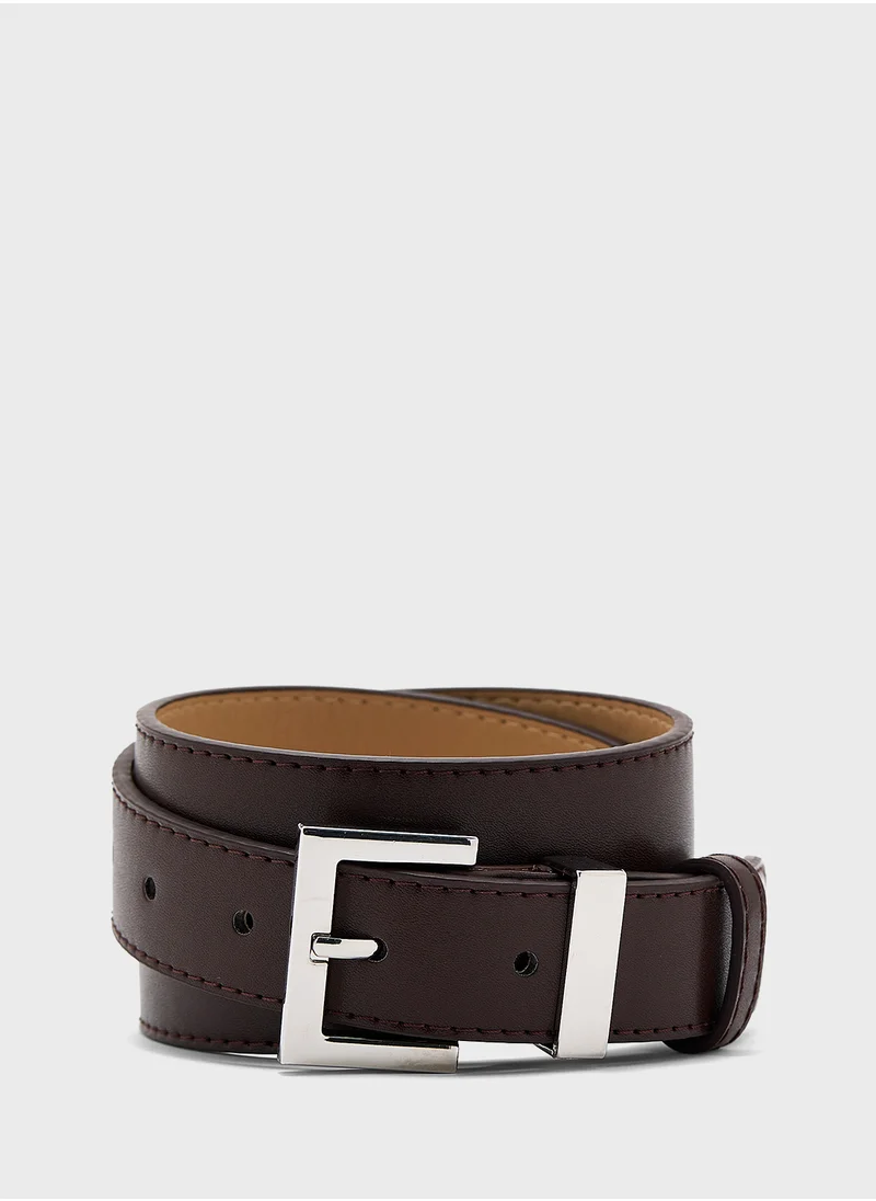 Ginger Square Buckle Belt