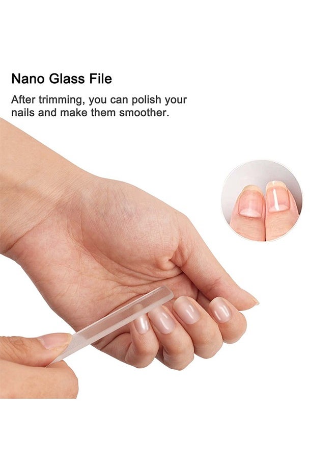 GUTCHE - Nail Clippers  - Toenail Clippers for Thick Nails, Fingernail Clipper for Adult Men Women Seniors, Toe Nail Clippers，Including Nano File - Image 1