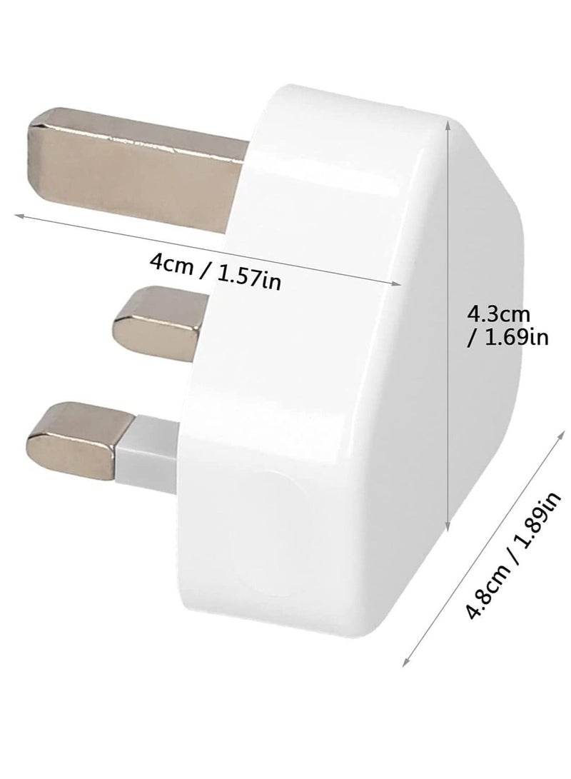 NTECH Adapter,   5V/1A USB Adapter 100 240V Input DC Adapters For Charging Multi function Power Adapter For Electronic Devices  UK Plug  White - Image 5