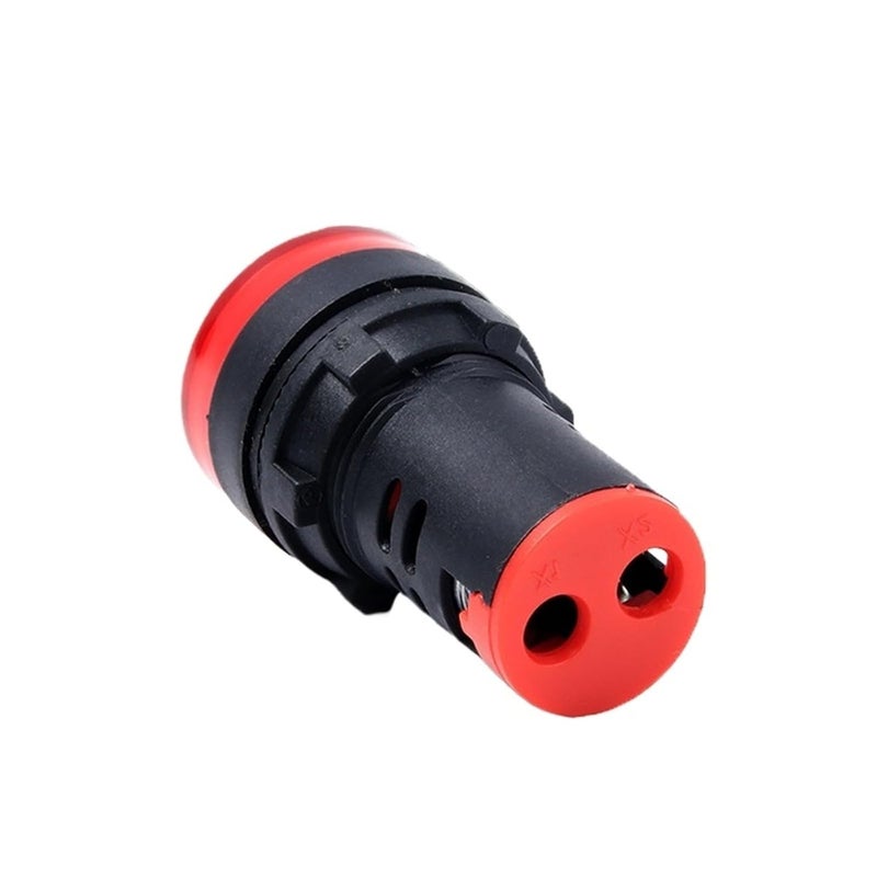 AD11 22 22mm Indicator LED Lamp Signal Power Light Red DC12V - Image 3