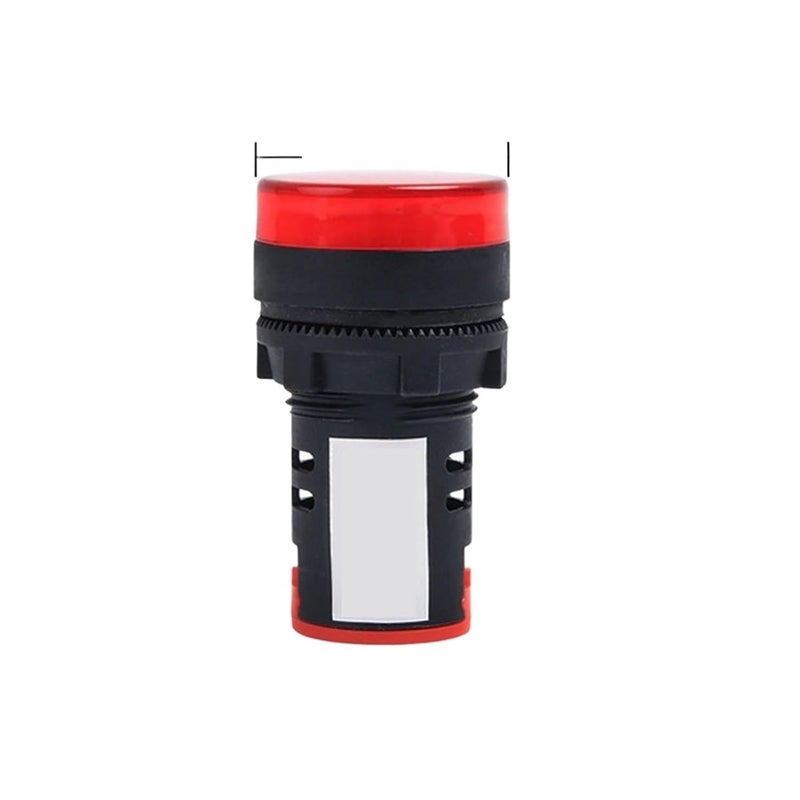 AD11 22 22mm Indicator LED Lamp Signal Power Light Red DC12V - Image 4